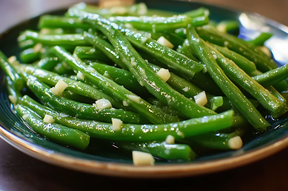 green beans with garlic
